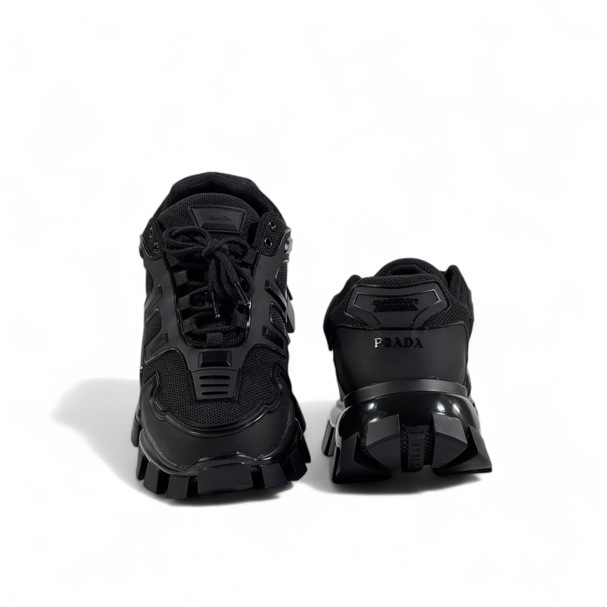 Prada Cloudbust Thunder Sneakers – Triple Black Luxe ⚡🖤