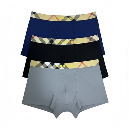 Burberry Icon Check Waistband Boxer Briefs – Premium 3-Pack 🩲✨