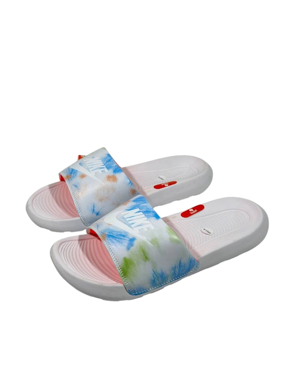 NIKE Tie-Dye Comfort Slides 🌈🤍