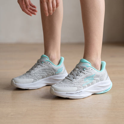 Skechers Runner – Light Grey Aqua 🏃‍♂️