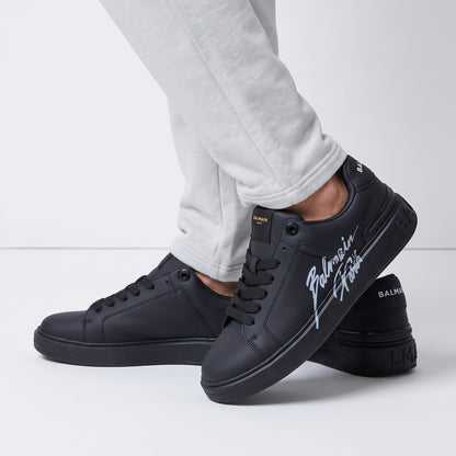 Balmain Low-Top Sneakers — Black