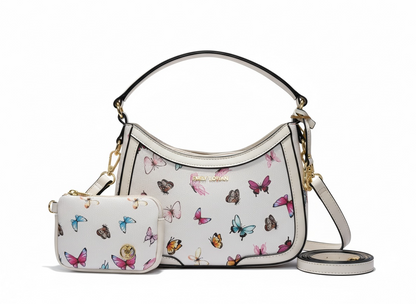 EMILY LORAN Butterfly Shoulder Bag 🦋✨ | Soft Chic Statement