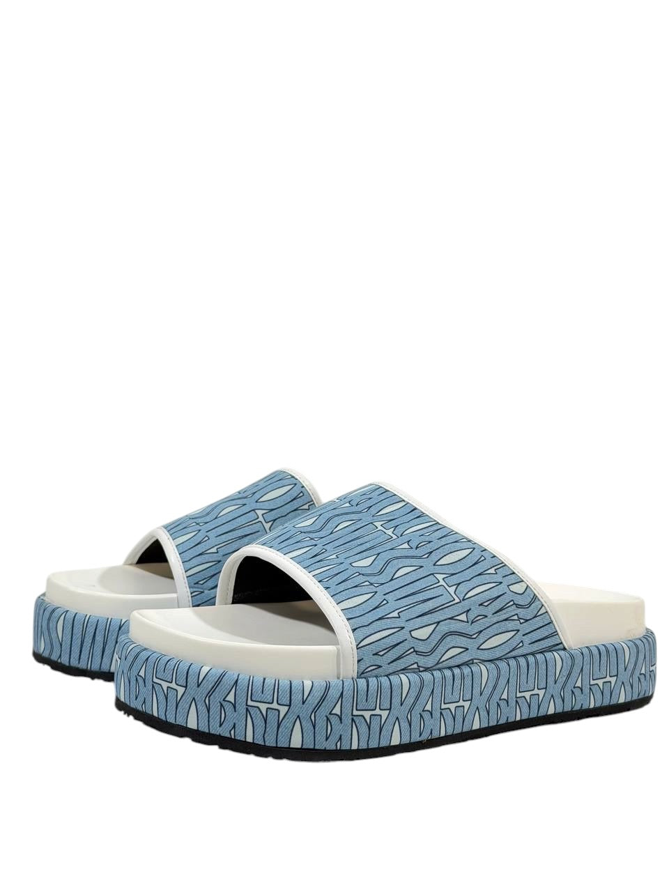 DIOR Slides – Blue Pattern Edition 🔵✨