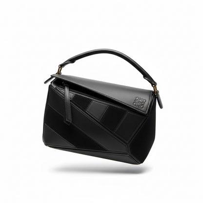 Loewe Puzzle Top-Handle Bag – Black🖤