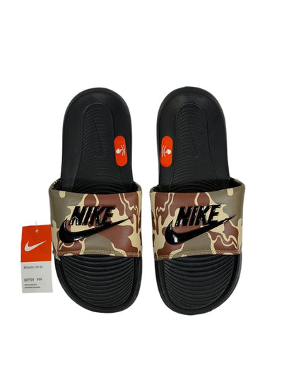 NIKE Camo Slide Sandals – Military Edition 🟤⚡