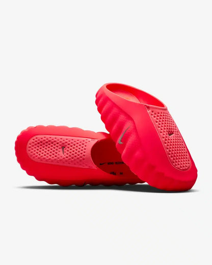 Nike Mind 001 Slides – Bold Red Futuristic Comfort Sandals 🔴⚡ | Lightweight Slip-On Streetwear Slides