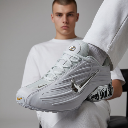 Nike Shox Chrome — Silver