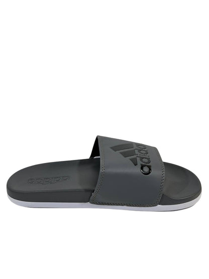 ADIDAS Slides – Grey Logo Edition 🩶⚫