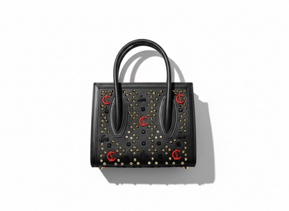 Christian Louboutin Studded Mini Tote 🖤🔥 | Bold Luxury Statement