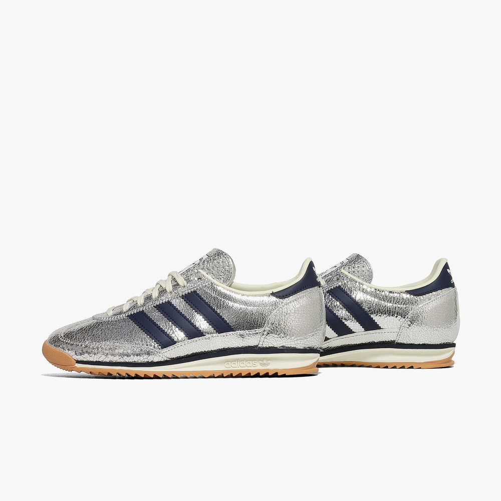adidas SL 72 Metallic Silver Sneakers 👟✨🩶
