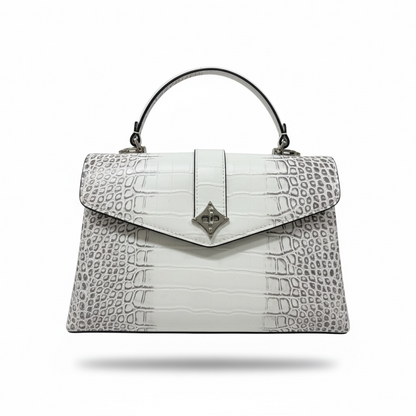 Louis vuittion Luxury Croc-Embossed Top Handle Bag 🤍🐊✨