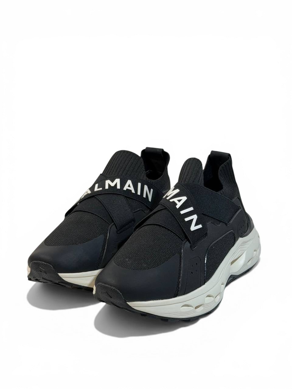 Balmain Logo Strap Sneakers 🖤⚡ | Bold Street Luxury