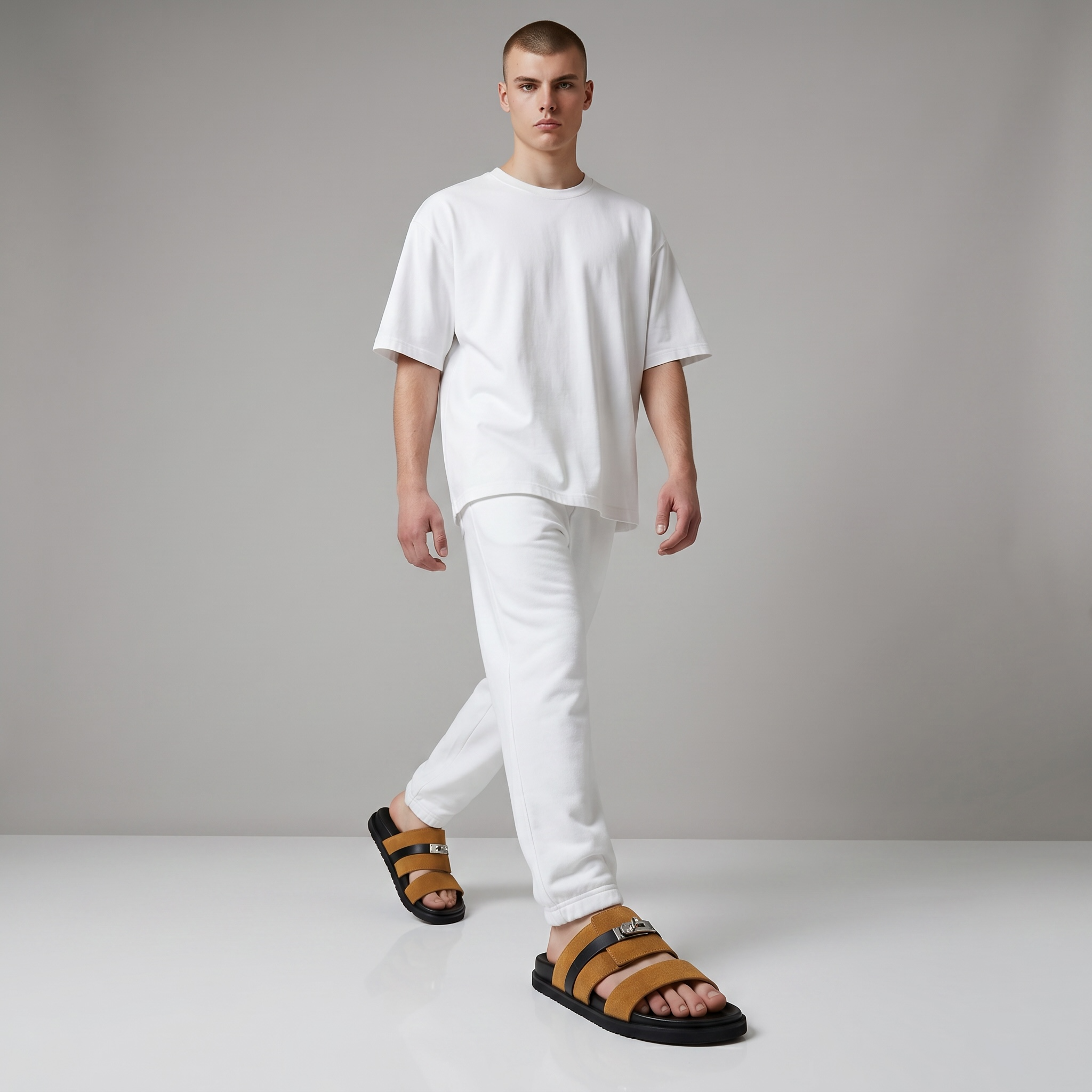 Hermès Brown Luxury Slide Sandals – Premium Designer Summer Slippers 🤎✨
