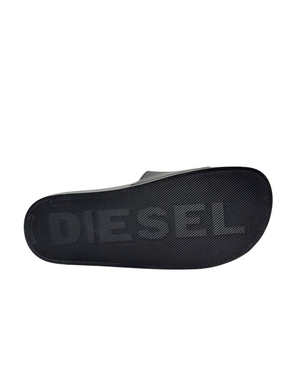 DIESEL Slides – Icon Logo Black Edition ⚫🔥