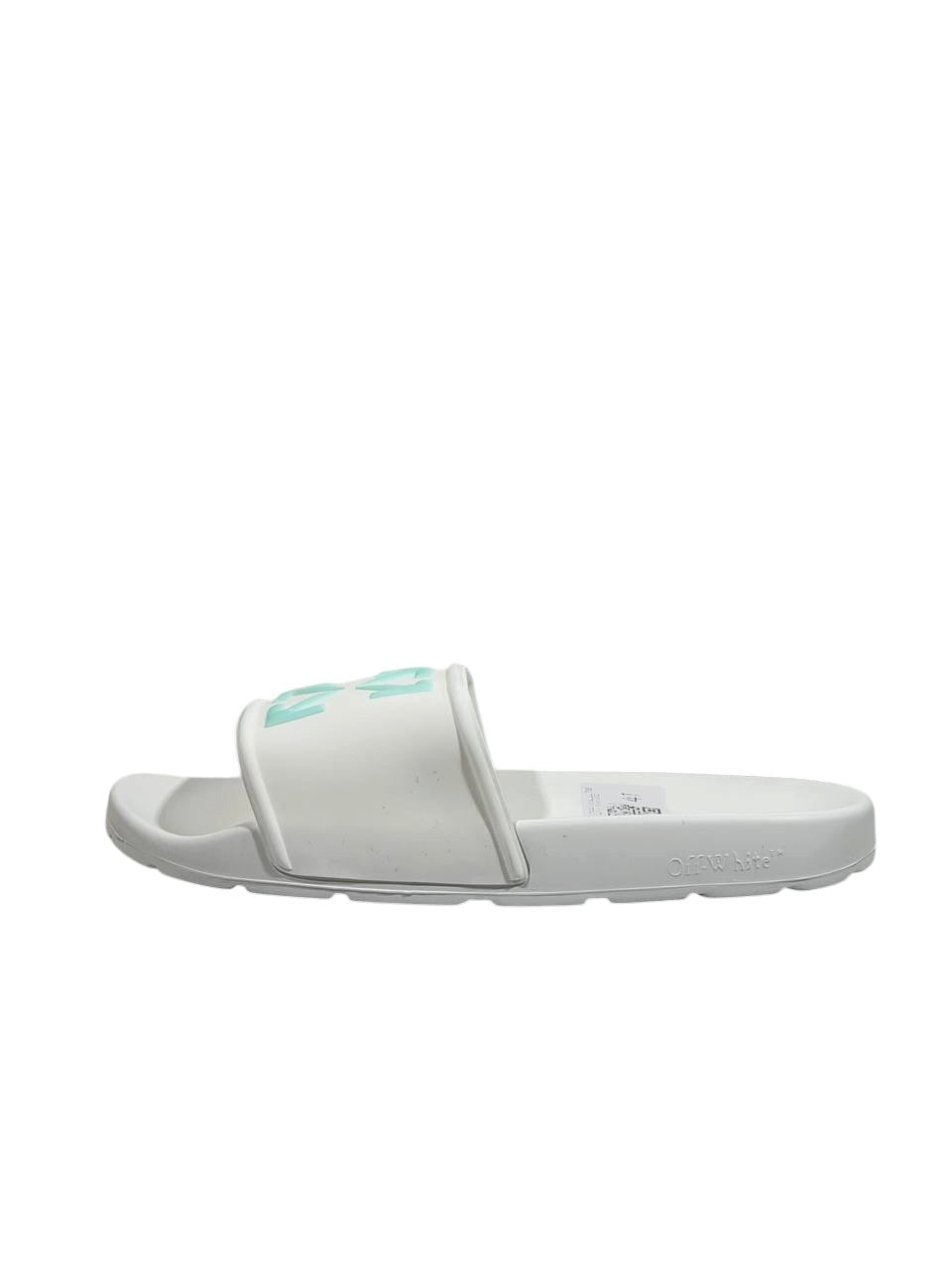 OFF-WHITE Slides – White Mint Arrow Edition 🤍💚