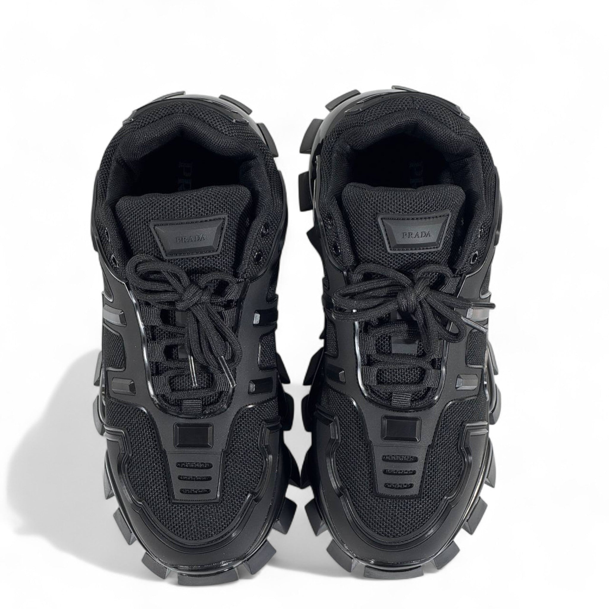 Prada Cloudbust Thunder Sneakers – Triple Black Luxe ⚡🖤