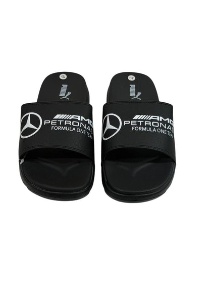 PUMA x AMG PETRONAS Slide Sandals – Black Edition 🖤🏁