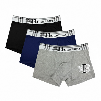 Burberry Classic Logo Boxer Briefs – Premium 3-Pack 🩲🔥