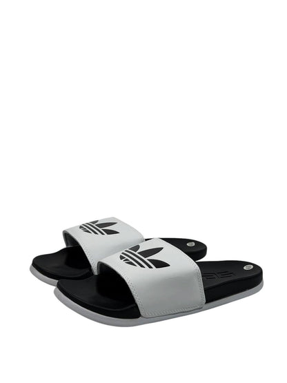 ADIDAS Originals Slides – Black & White Trefoil Edition ⚫⚪