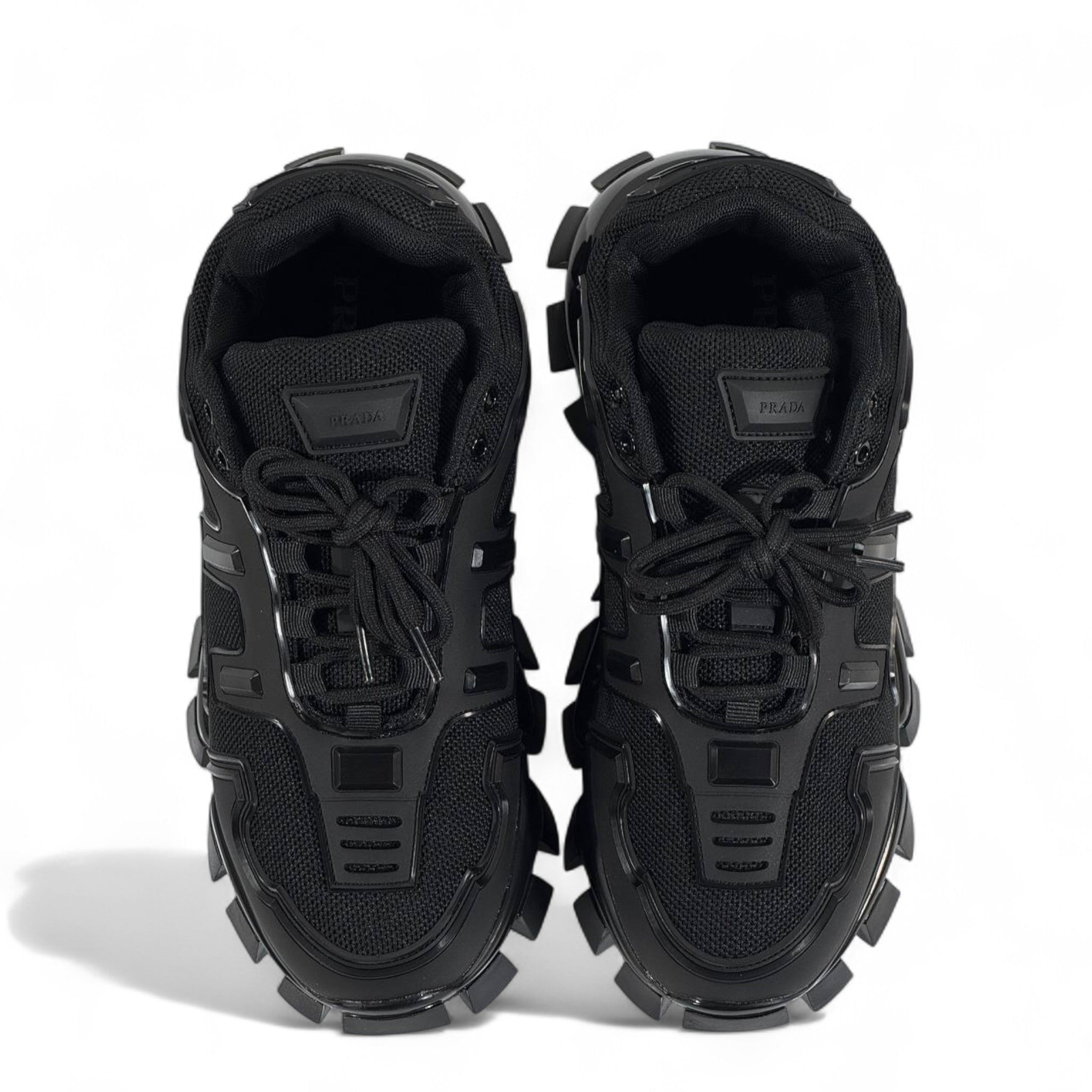 Prada Cloudbust Thunder Sneakers – Triple Black Luxe ⚡🖤