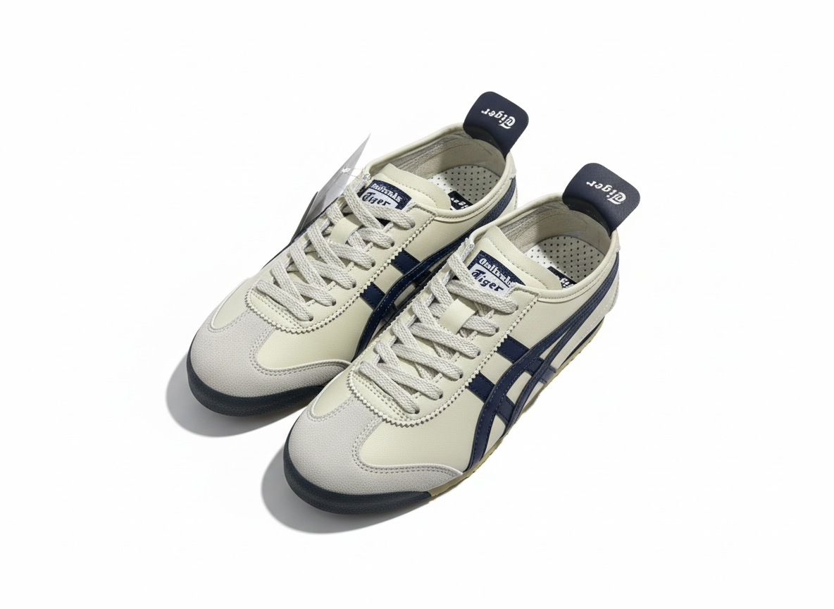 Onitsuka Tiger Mexico 66 Sneakers Beige & Navy 👟✨