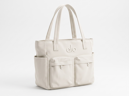 Alo Multi-Pocket Everyday Tote – Ivory