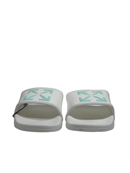 OFF-WHITE Slides – White Mint Arrow Edition 🤍💚