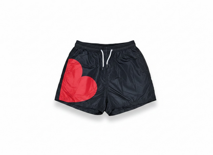 AMI Paris Heart Print Men’s Swim Shorts ❤️🖤