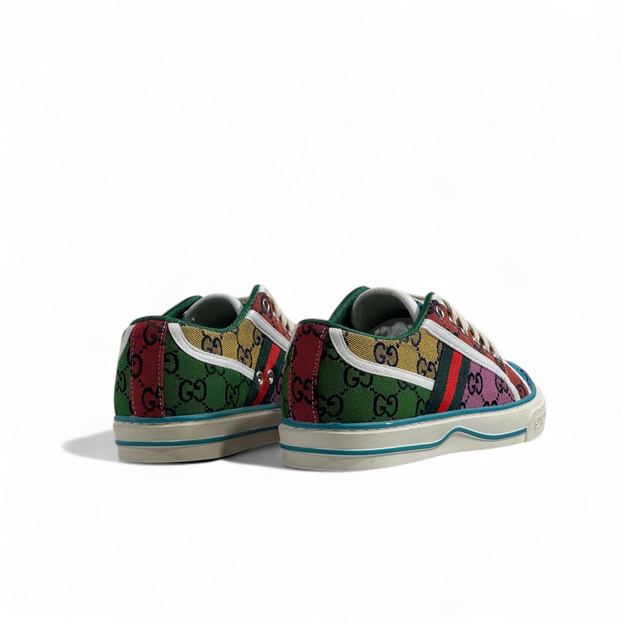 Gucci Tennis 1977 Multicolor Monogram Sneakers 🎾🌈