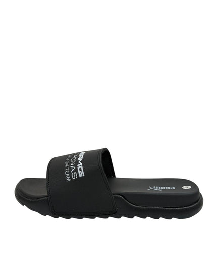 PUMA x AMG PETRONAS Slide Sandals – Black Edition 🖤🏁