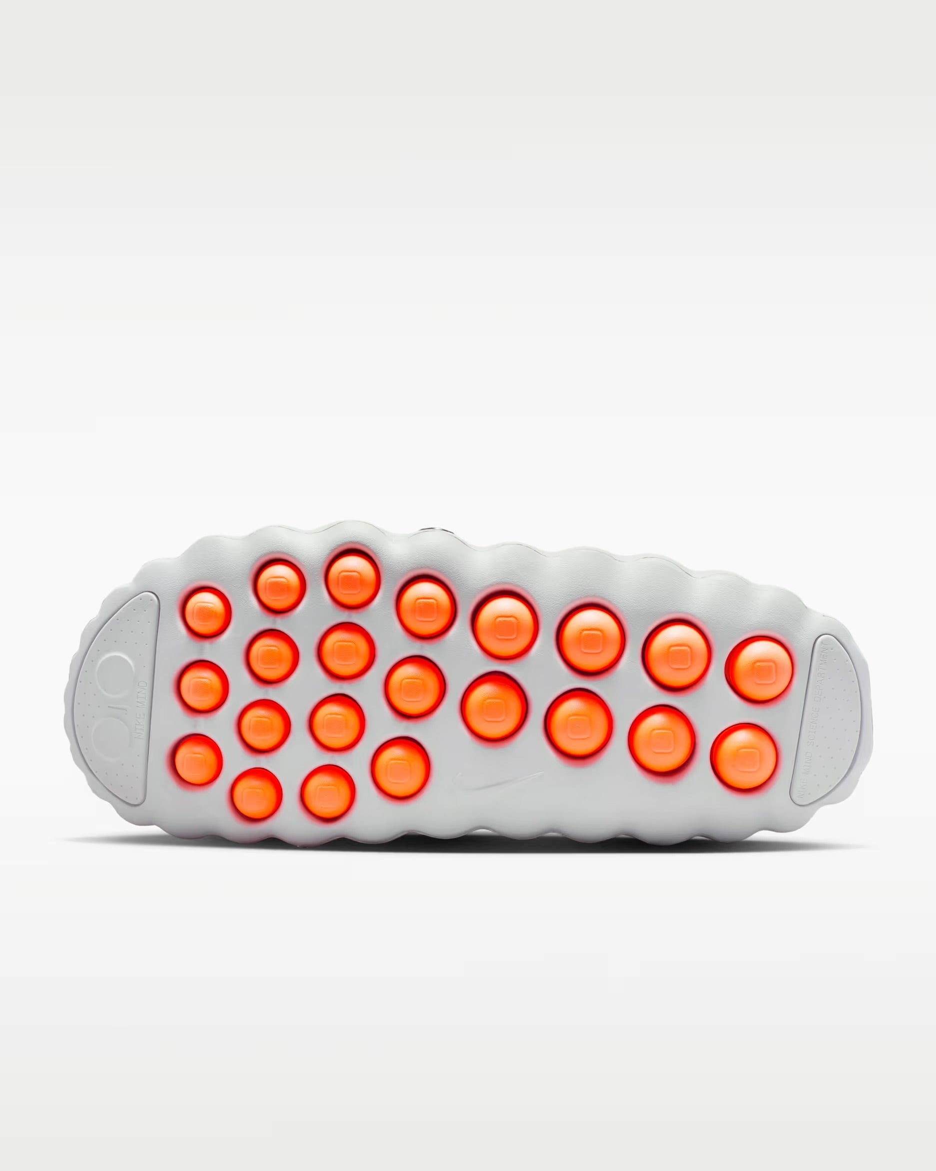 Nike Mind 001 Futuristic Slides – Premium Minimal Comfort Sandals 👟⚡ | Grey & Neon Grip Sole
