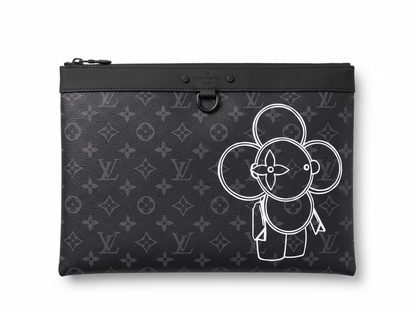 Louis Vuitton Monogram Eclipse Vivienne Pouch — Black