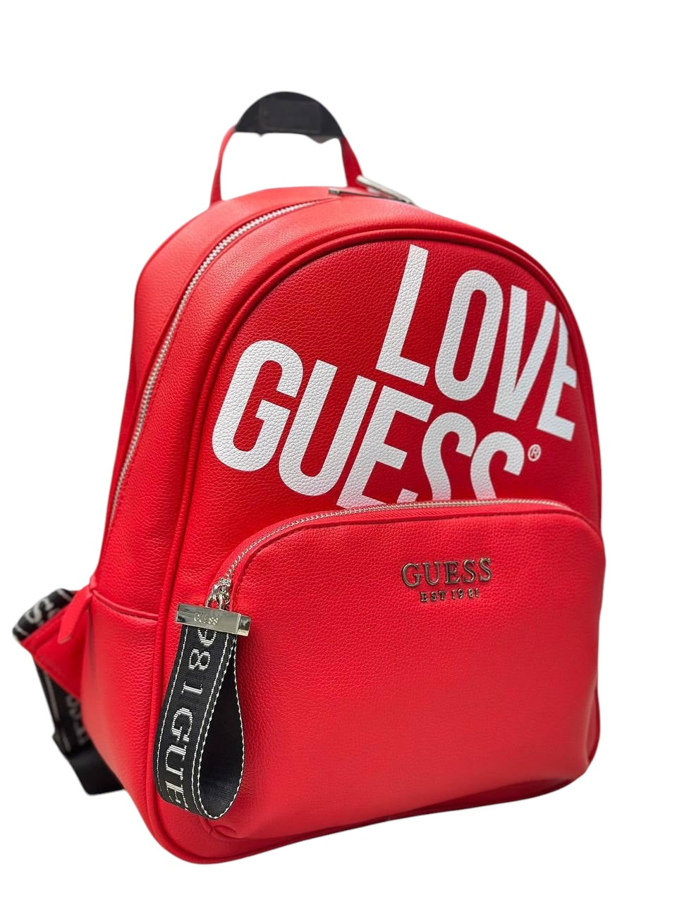 Guess “Love Guess” Black Logo Backpack