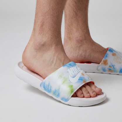 NIKE Tie-Dye Comfort Slides 🌈🤍