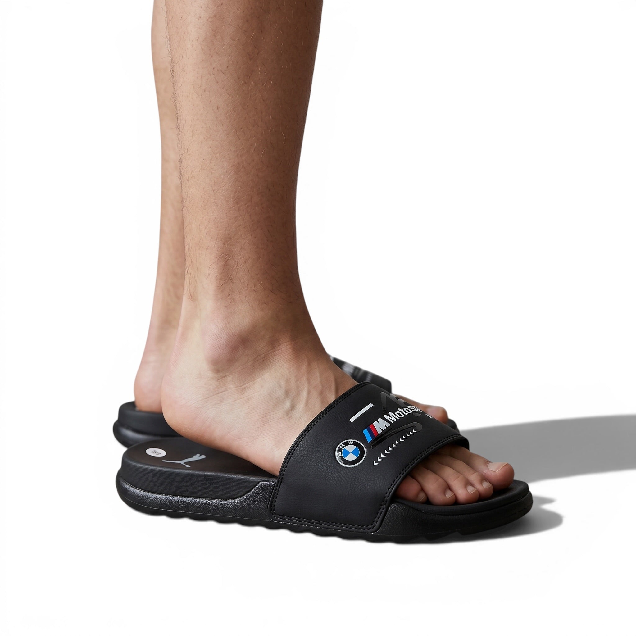 PUMA BMW M Motorsport Slides – Black Edition 🖤🏁