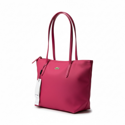 💖 Lacoste Medium Tote Bag – Bold Pink | Effortless Chic 🐊✨