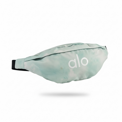 Alo Tie-Dye Green Waist Bag – Sporty Streetwear Essential 🌿✨