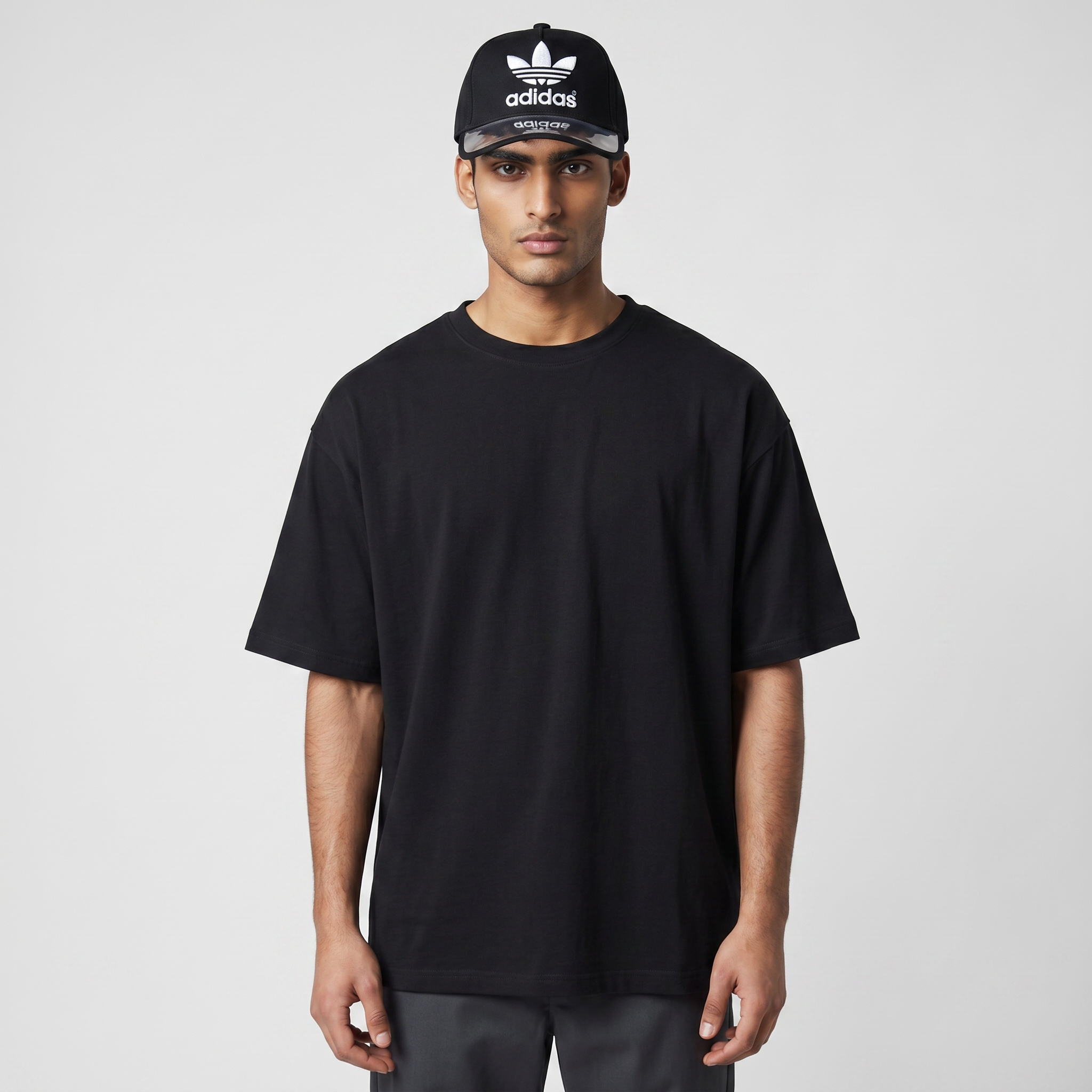 Adidas Classic Trefoil Cap – Clear Visor Edition 🧢⚡ (Sporty & Modern Unisex)