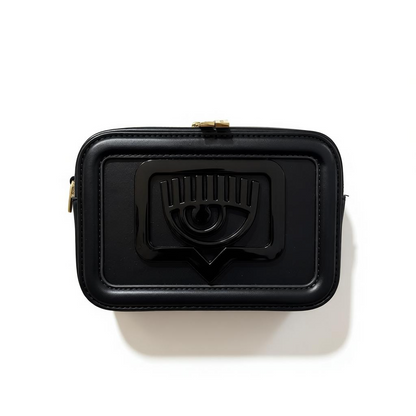 Chiara Ferragni Black Eye Icon Crossbody Bag – Mini Statement Bag 🖤👁️✨