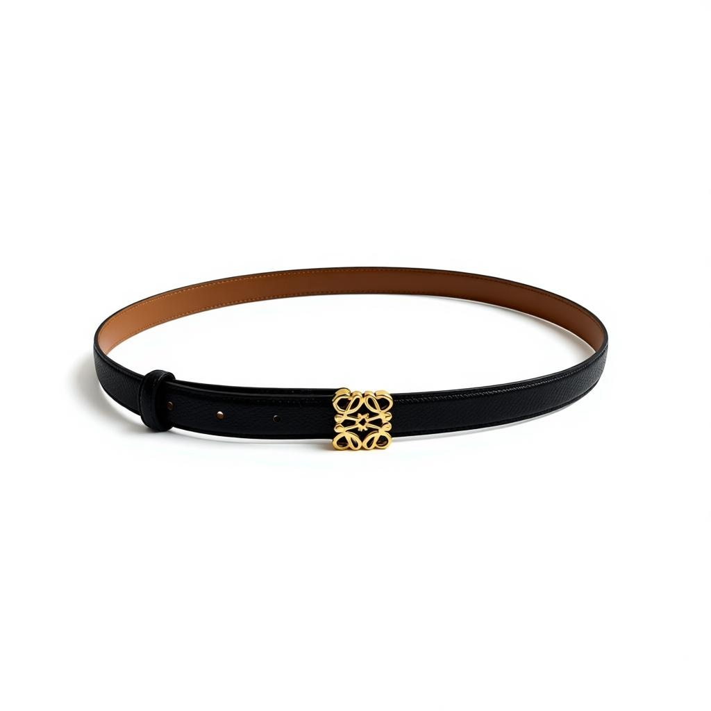ICONIC LOEWE ANAGRAM BELT – TIMELESS LUXURY STATEMENT ✨🖤 100 cm