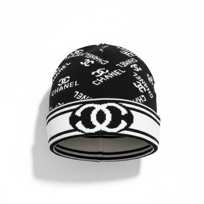 🖤 Chanel All-Over Logo Knit Beanie 🖤