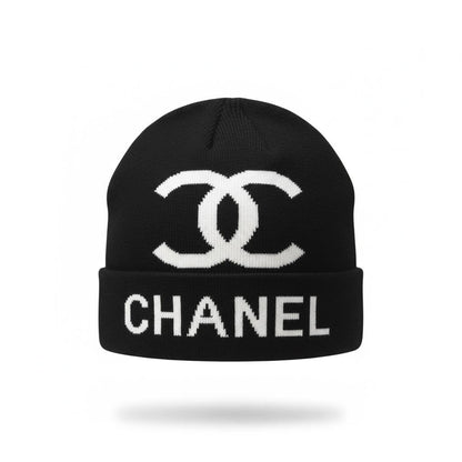 🖤 Chanel Classic CC Logo Knit Beanie 🖤