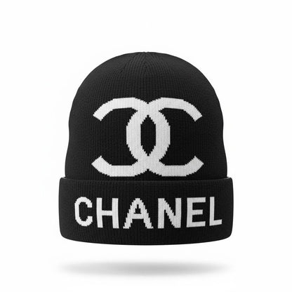 🖤 Chanel Classic CC Logo Knit Beanie 🖤