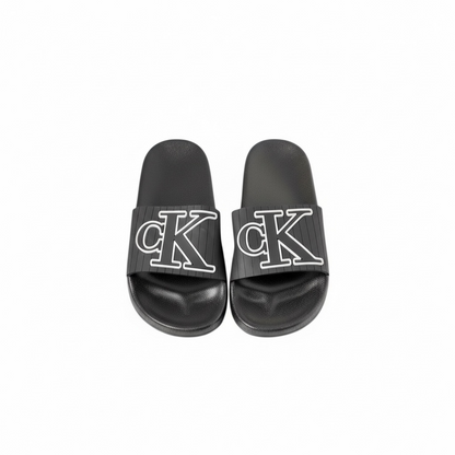 Calvin Klein Black Slides – Classic CK Logo for Men