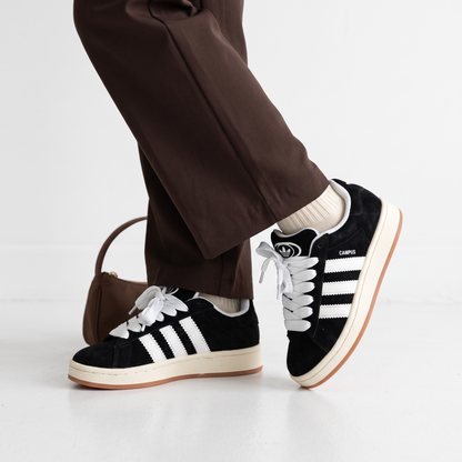 Adidas Campus Sneakers — Black & White