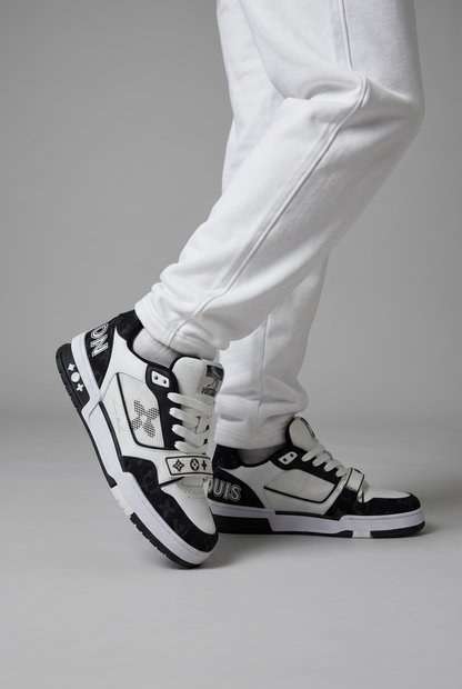 Louis Vuitton Trainer White Black – Power Meets Style