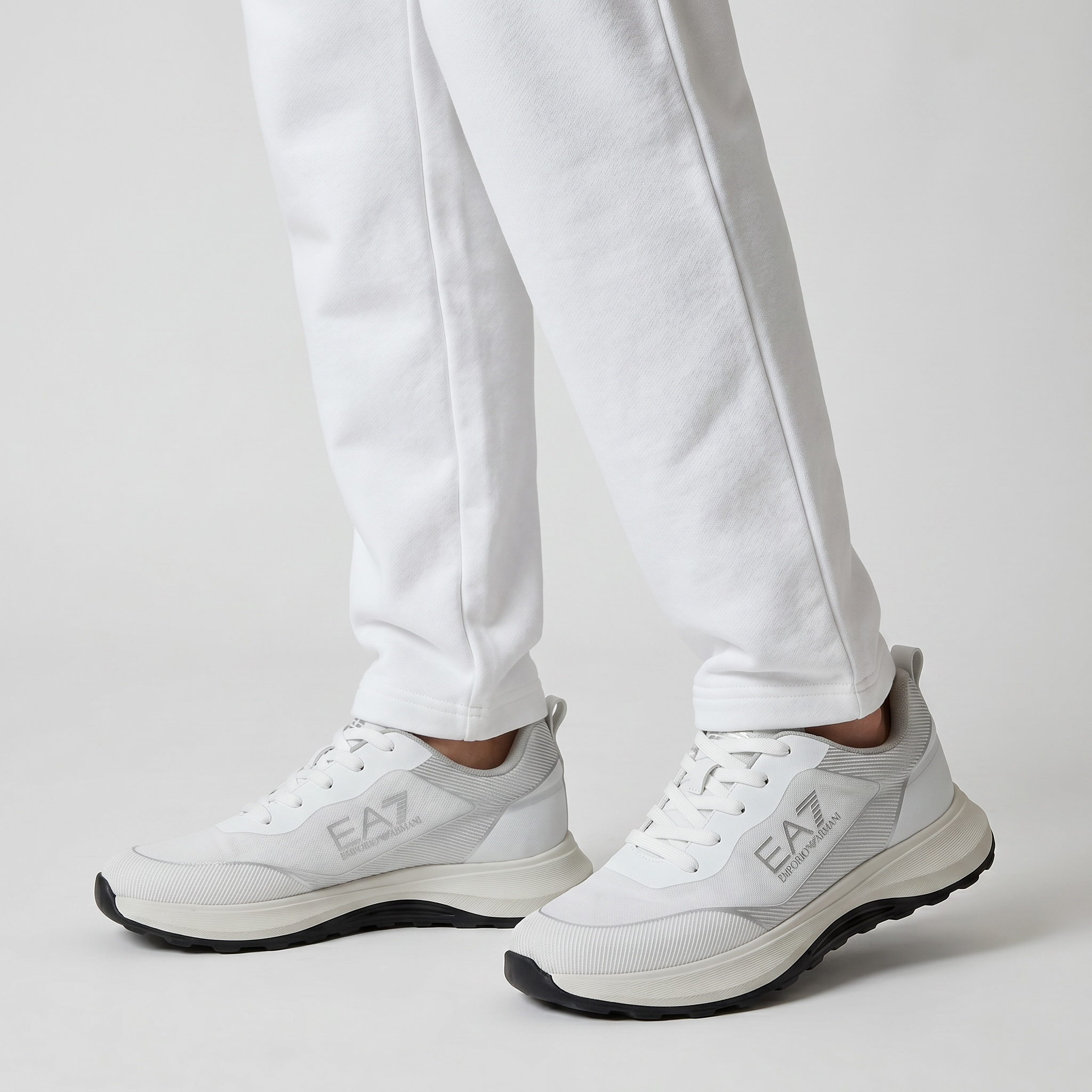 EA7 Emporio Armani White Sneakers 🤍⚡ | Clean Sport Luxury