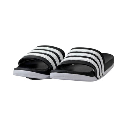 🩴 Adidas Adilette Classic Slides – Black & White Triple Stripe Edition 🖤🤍✨