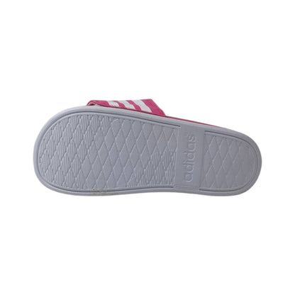 💖 Adidas Adilette Comfort Slides – Pink & White Edition 🌸✨