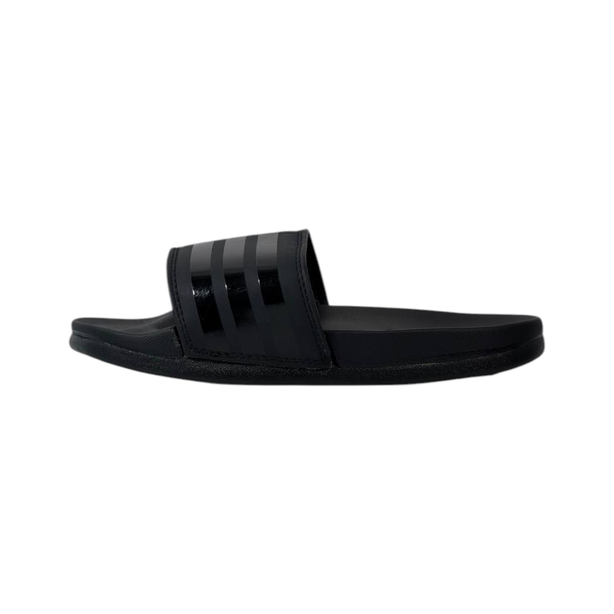 🖤 Adidas Adilette Mono Slides – Triple Black Edition ⚫✨